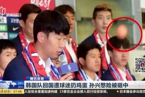 18年世界杯，韩国击败卫冕冠军德国队，回国却遭球迷仍鸡蛋